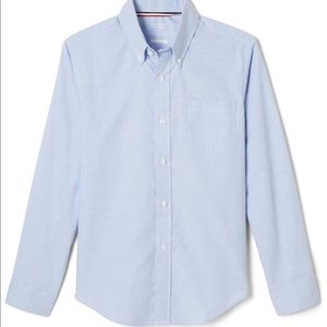 Boys light blue dress shirt